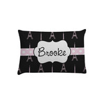 Black Eiffel Tower Pillow Case - Toddler (Personalized)
