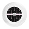 Black Eiffel Tower Plastic Party Dinner Plates - Approval
