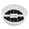 Black Eiffel Tower Melamine Bowl - 8 oz (Personalized)