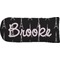 Black Eiffel Tower Putter Cover (Front)