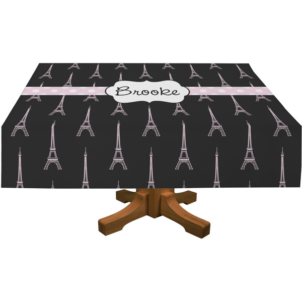 Black Eiffel Tower Tablecloths (Personalized)