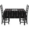 Black Eiffel Tower Tablecloth (Personalized)