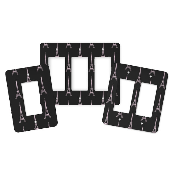 Black Eiffel Tower Rocker Light Switch Covers - Parent - ALL VARIATIONS