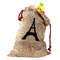Black Eiffel Tower Santa Sack (Personalized)
