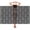 Black Eiffel Tower Sheer Sarong