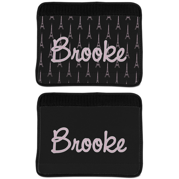 Black Eiffel Tower Seat Belt Cover (APPROVAL Update)