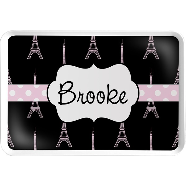 Custom Black Eiffel Tower Serving Tray (Personalized)