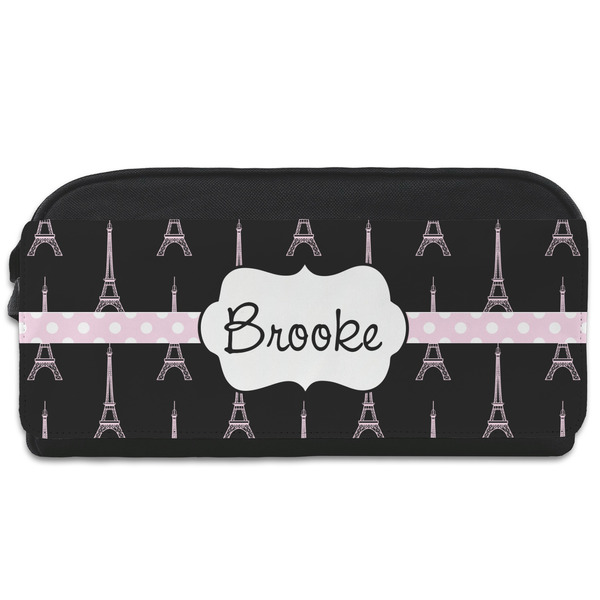 Custom Black Eiffel Tower Shoe Bag (Personalized)