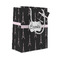 Black Eiffel Tower Small Gift Bag - Front/Main