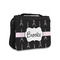Black Eiffel Tower Small Travel Bag - FRONT
