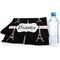 Black Eiffel Tower Sports & Fitness Towel (Personalized)