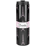 Black Eiffel Tower Stainless Steel Skinny Tumbler - 20 oz (Personalized)