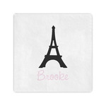 Black Eiffel Tower Cocktail Napkins (Personalized)