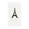 Black Eiffel Tower Guest Paper Towels - Full Color - Standard (Personalized)