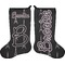 Black Eiffel Tower Stocking - Double-Sided - Approval