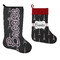 Black Eiffel Tower Stockings - Side by Side compare