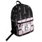 Black Eiffel Tower Student Backpack (Personalized)