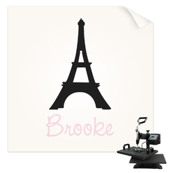 Black Eiffel Tower Sublimation Transfer - Baby / Toddler (Personalized)