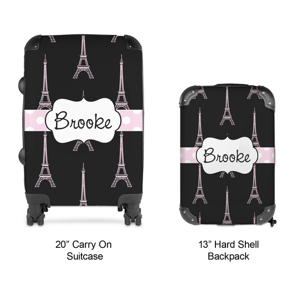 Black Eiffel Tower Suitcase Set 4 - APPROVAL