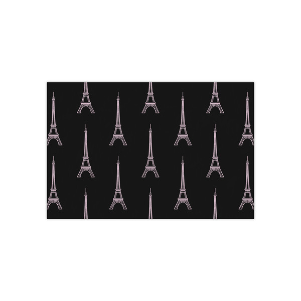 Custom Black Eiffel Tower Tissue Paper Sheets - Small - Heavyweight