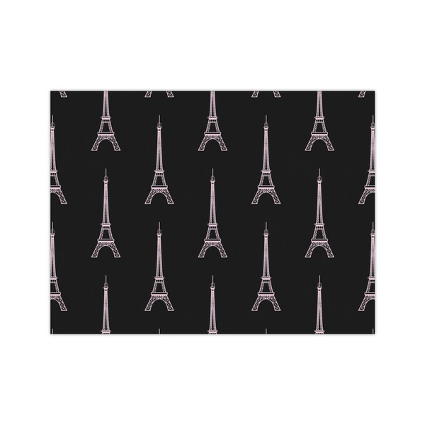 Custom Black Eiffel Tower Tissue Paper Sheets - Medium - Lightweight
