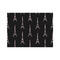 Black Eiffel Tower Tissue Paper Sheets - Medium - Lightweight