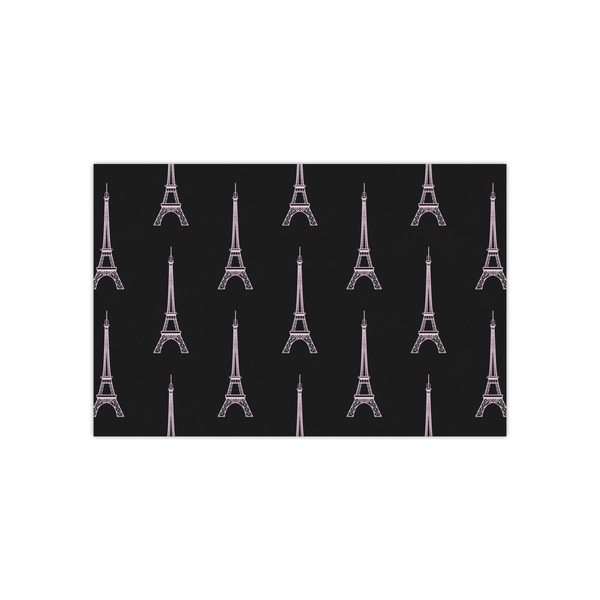 Custom Black Eiffel Tower Tissue Paper Sheets - Small - Lightweight