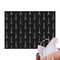 Black Eiffel Tower Tissue Paper Sheets - Main