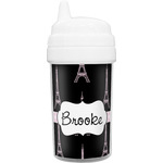 Black Eiffel Tower Toddler Sippy Cup (Personalized)