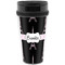 Black Eiffel Tower Acrylic Travel Mug without Handle (Personalized)