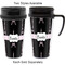 Black Eiffel Tower Travel Mugs - with & without Handle