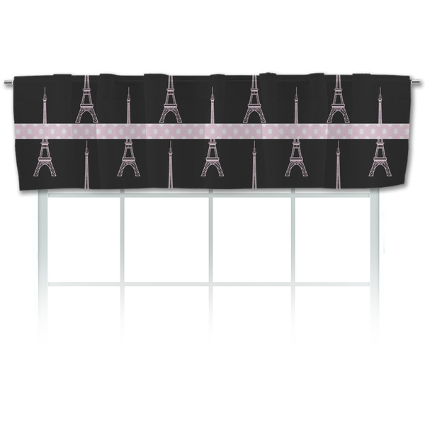Custom Black Eiffel Tower Valance