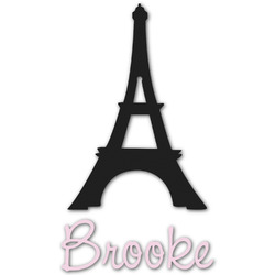 Black Eiffel Tower Graphic Decal - Custom Sizes (Personalized)