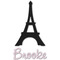 Black Eiffel Tower Wall Graphic Decal