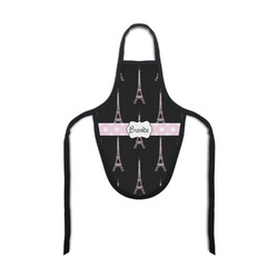 Black Eiffel Tower Bottle Apron (Personalized)