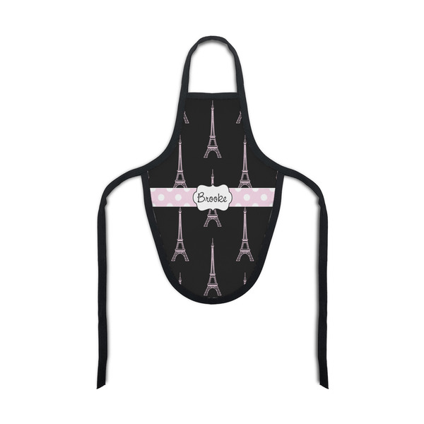 Custom Black Eiffel Tower Bottle Apron (Personalized)