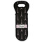 Black Eiffel Tower Wine Tote Bag (Personalized)