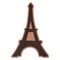 Black Eiffel Tower Wooden Sticker Medium Color - Main
