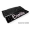 Black Eiffel Tower Keyboard Wrist Rest (Personalized)
