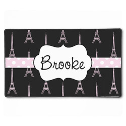 Black Eiffel Tower XXL Gaming Mouse Pad - 24" x 14" (Personalized)