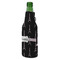 Black Eiffel Tower Zipper Bottle Cooler - ANGLE (bottle)