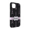 Black Eiffel Tower iPhone Case - Rubber Lined - iPhone 14 Pro (Personalized)