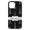 Black Eiffel Tower iPhone 15 Pro Max Case - Back