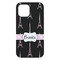 Black Eiffel Tower iPhone 15 Pro Max Tough Case - Back