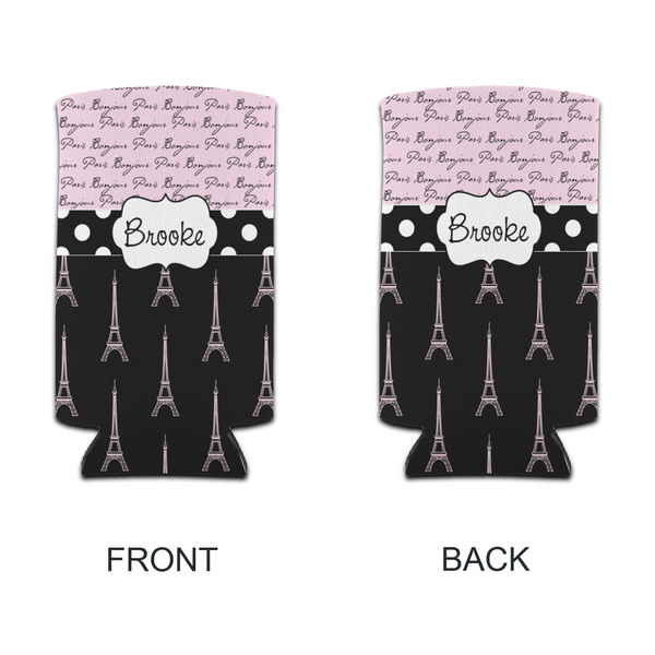 Paris Bonjour and Eiffel Tower 12oz Tall Can Sleeve - APPROVAL