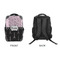 Paris Bonjour and Eiffel Tower 15" Backpack - APPROVAL