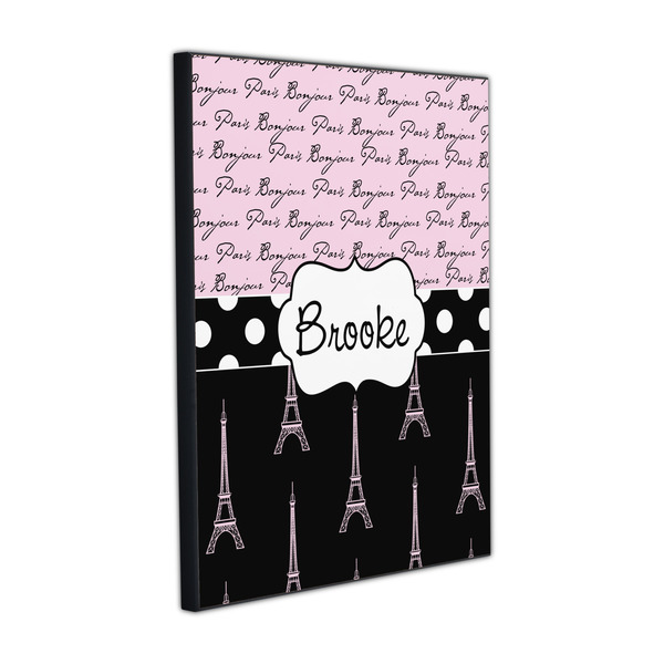 Custom Paris Bonjour and Eiffel Tower Wood Prints (Personalized)