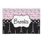 Paris Bonjour and Eiffel Tower Patio Rug (Personalized)
