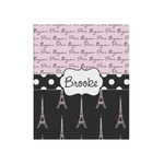 Paris Bonjour and Eiffel Tower Poster - Matte - 20x24 (Personalized)