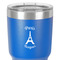 Paris Bonjour and Eiffel Tower 30 oz Stainless Steel Ringneck Tumbler - Blue - Close Up